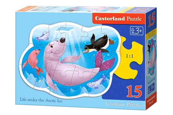 Castorland (B-015139) - "Life under the Arctic Ice" - 15 piezas