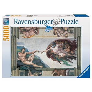 Ravensburger (17408) - Michelangelo: "The Creation of Adam" - 5000 piezas