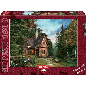 Art Puzzle (4621) - Dominic Davison: "Woodland Cottage" - 1500 piezas