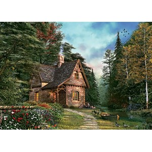 Art Puzzle (4621) - Dominic Davison: "Woodland Cottage" - 1500 piezas