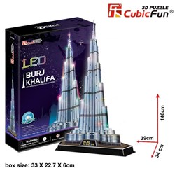 Cubic Fun (L133H) - "Burj Khalifa, Dubai" - 136 piezas