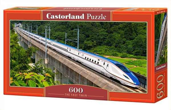 Castorland (B-060146) - "The Fast Train" - 600 piezas