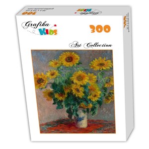 Grafika Kids (00456) - Claude Monet: "Bouquet of Sunflowers, 1881" - 300 piezas