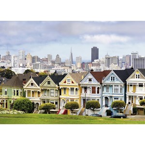 Ravensburger (19365) - "Painted Ladies, San Francisco" - 1000 piezas