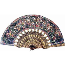 Puzzle Michele Wilson (P117-350) - "Chinese Fan, One Hundred Faces" - 350 piezas