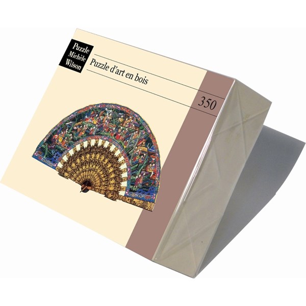 Puzzle Michele Wilson (P117-350) - "Chinese Fan, One Hundred Faces" - 350 piezas