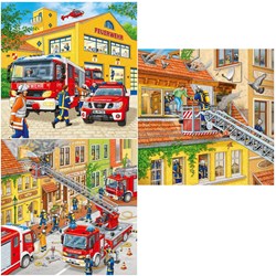 Ravensburger (09401) - "Firemen at Work" - 49 piezas