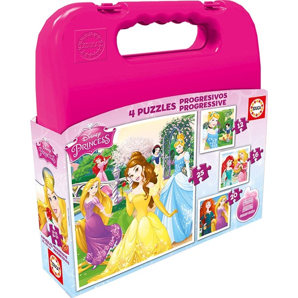 Educa (16508) - "Disney Princess" - 12 16 20 25 piezas