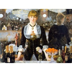 D-Toys (66961-IM01) - Edouard Manet: "Bar at the Folies-Bergeres" - 1000 piezas