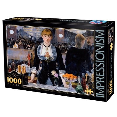 D-Toys (66961-IM01) - Edouard Manet: "Bar at the Folies-Bergeres" - 1000 piezas