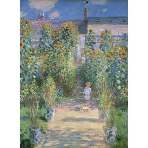 Grafika (01532) - Claude Monet: "The Artist's Garden at Vétheuil, 1880" - 300 piezas