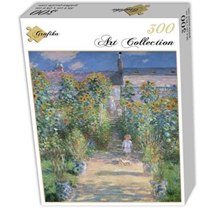 Grafika (01532) - Claude Monet: "The Artist's Garden at Vétheuil, 1880" - 300 piezas