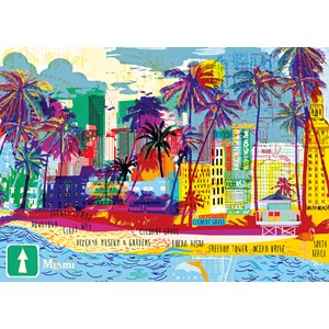 Heye (29802) - "I love Miami!" - 1000 piezas