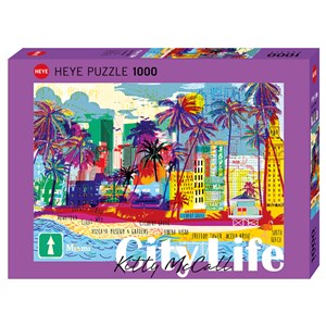 Heye (29802) - "I love Miami!" - 1000 piezas