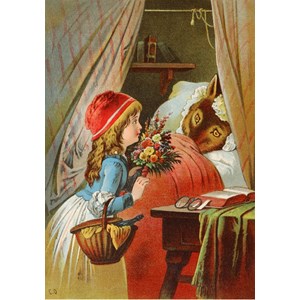 Grafika (00207) - Carl Offterdinger: "Little Red Riding Hood" - 1000 piezas
