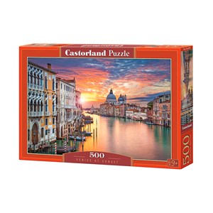 Castorland (B-52479) - "Venice at Sunset" - 500 piezas