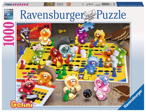 Ravensburger (19795) - "Game Night at the Gelini" - 1000 piezas