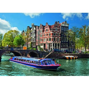 Ravensburger (19138) - "Netherlands, the Amsterdam canals" - 1000 piezas