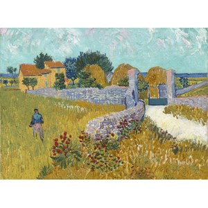 Grafika (01513) - Vincent van Gogh: "Farmhouse in Provence, 1888" - 300 piezas