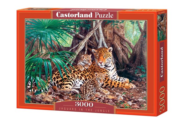 Castorland (C-300280) - "Jaguars in the Forest" - 3000 piezas