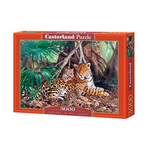 Castorland (C-300280) - "Jaguars in the Forest" - 3000 piezas