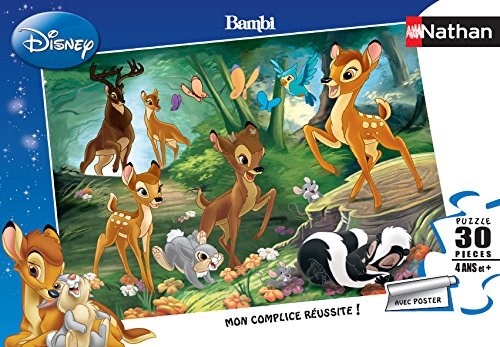 Nathan (86281) - "Bambi, Family Walk" - 30 piezas