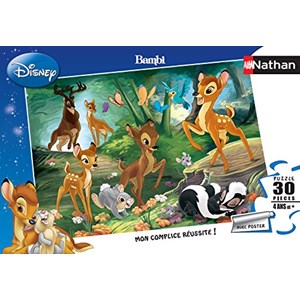 Nathan (86281) - "Bambi, Family Walk" - 30 piezas