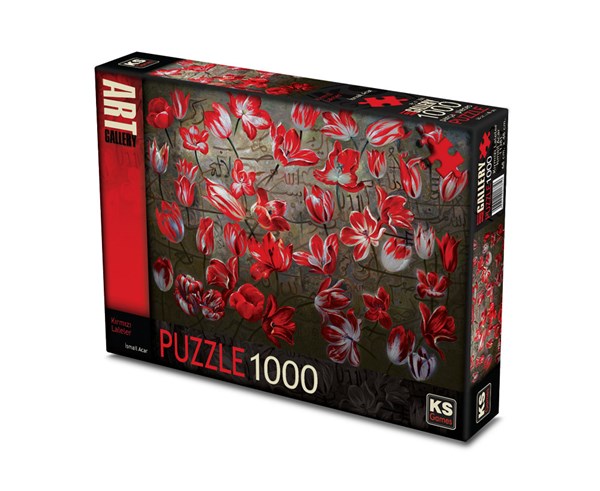 KS Games (11381) - "Red Tulips" - 1000 piezas
