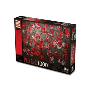 KS Games (11381) - "Red Tulips" - 1000 piezas