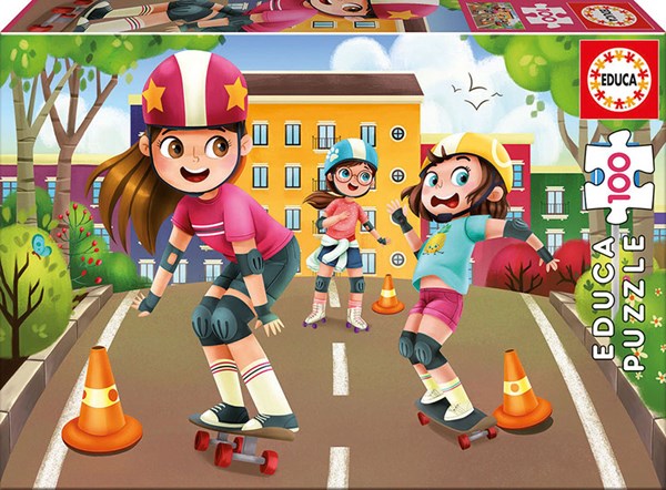 Educa (17152) - "Skating" - 100 piezas