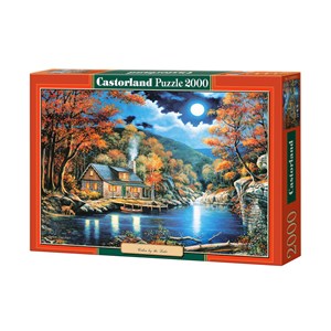 Castorland (C-200504) - "Cabin by the Lake" - 2000 piezas