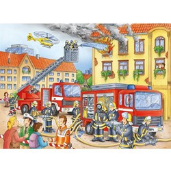 Ravensburger (10822) - "Firemen to the Rescue!" - 100 piezas