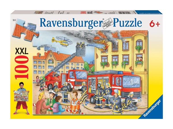 Ravensburger (10822) - "Firemen to the Rescue!" - 100 piezas