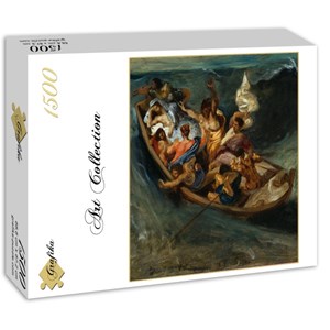 Grafika (00777) - Eugene Delacroix: "Christ on the Sea of Galilee, 1841" - 1500 piezas
