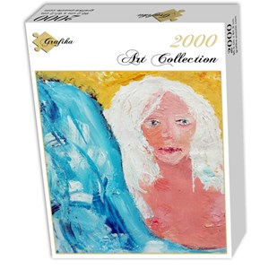 Grafika (02104) - "Girl with White Hair" - 2000 piezas