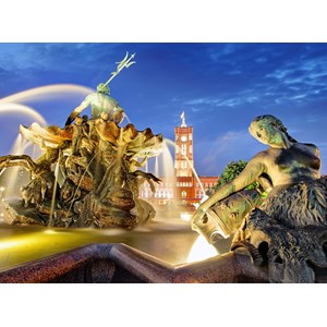 Grafika (02501) - "Berlin, Alexanderplatz und Rotes Rathaus" - 2000 piezas