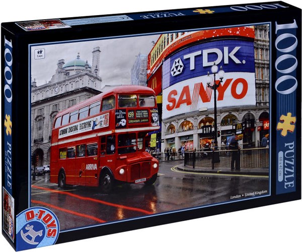 D-Toys (64301-NL01) - "Piccadilly Circus, London" - 1000 piezas