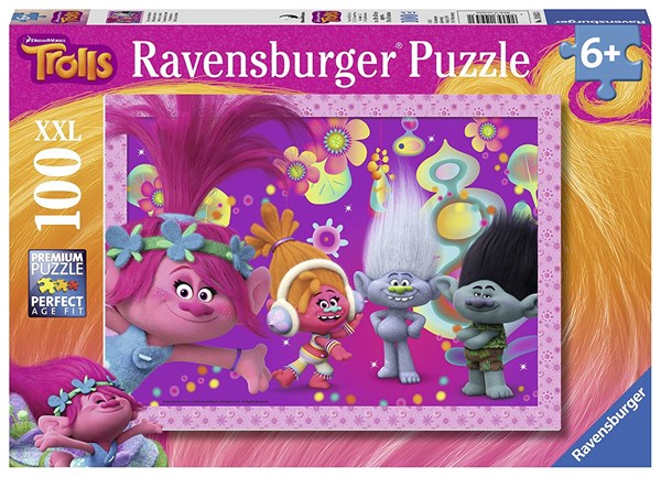 Ravensburger (10953) - "Trolls" - 100 piezas