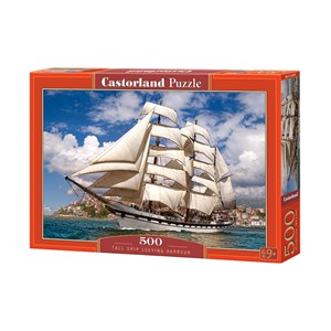 Castorland (B-52851) - "Tall Ship Leaving Harbour" - 500 piezas