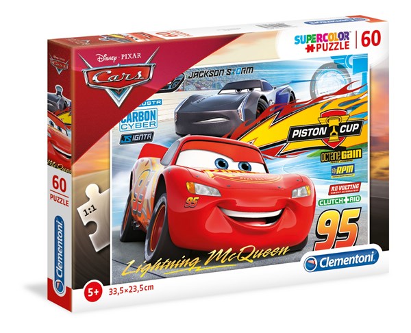 Clementoni (26973) - "Cars 3" - 60 piezas