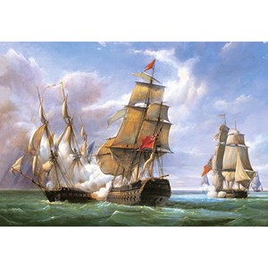Castorland (C-300037) - "Vessels at the Trafalgar Battle" - 3000 piezas