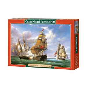 Castorland (C-300037) - "Vessels at the Trafalgar Battle" - 3000 piezas