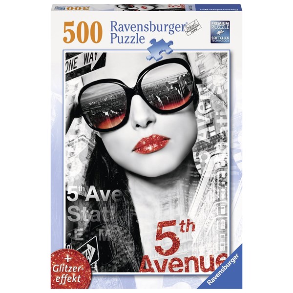 Ravensburger (14713) - "Glitter mouth" - 500 piezas