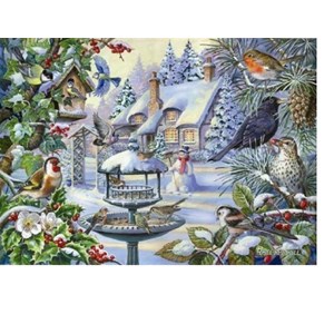 The House of Puzzles (2247) - "Winter Birds" - 500 piezas