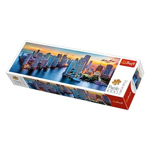 Trefl (29027) - "Miami by Night" - 1000 piezas