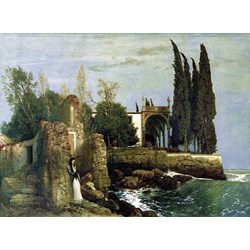 Ravensburger (14022) - Arnold Böcklin: "Ruins by the Sea" - 300 piezas
