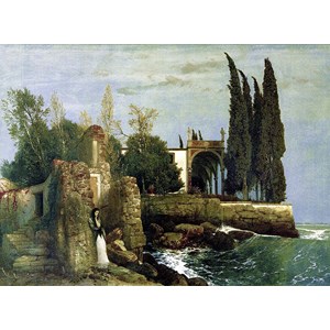 Ravensburger (14022) - Arnold Böcklin: "Ruins by the Sea" - 300 piezas