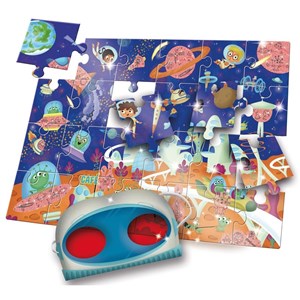 Ludattica (52493) - "Secret Puzzle, The Space" - 24 piezas