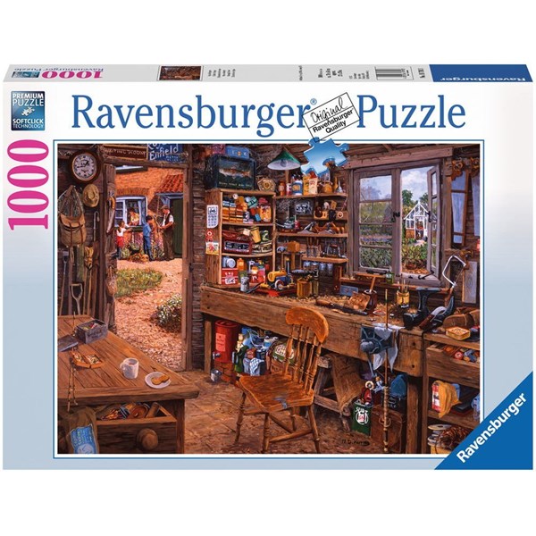 Ravensburger (19790) - "Opas Shed" - 1000 piezas