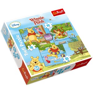 Trefl (34106) - "Winnie the Pooh" - 20 36 50 piezas